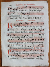Load image into Gallery viewer, Antique-Sheet-Music-on-Paper-Antique-Sheet-Music-Sabbato-Quatuor-Temp.-Adv.-c.-16th-century-Unknown-Antique-Sheet-Music-1500s-16th-century-Maps-of-Antiquity
