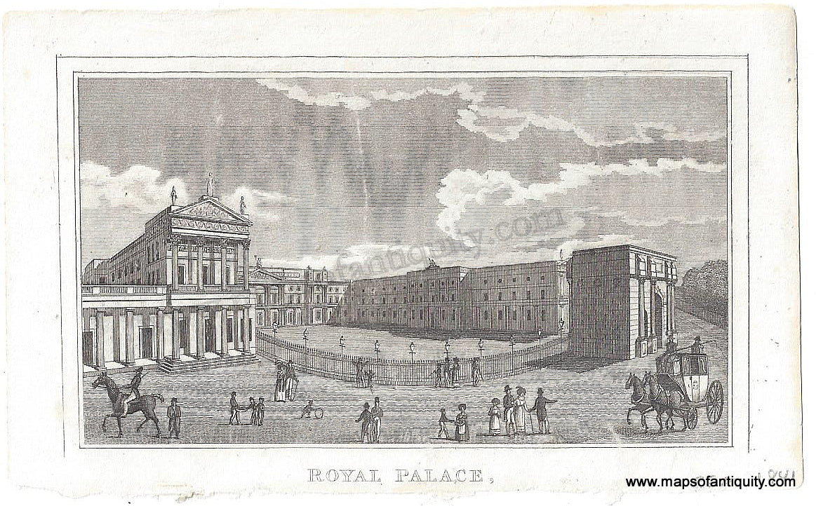 Antique-Print-Royal-Palace-1841-unknown-1800s-19th-century-Maps-of-Antiquity