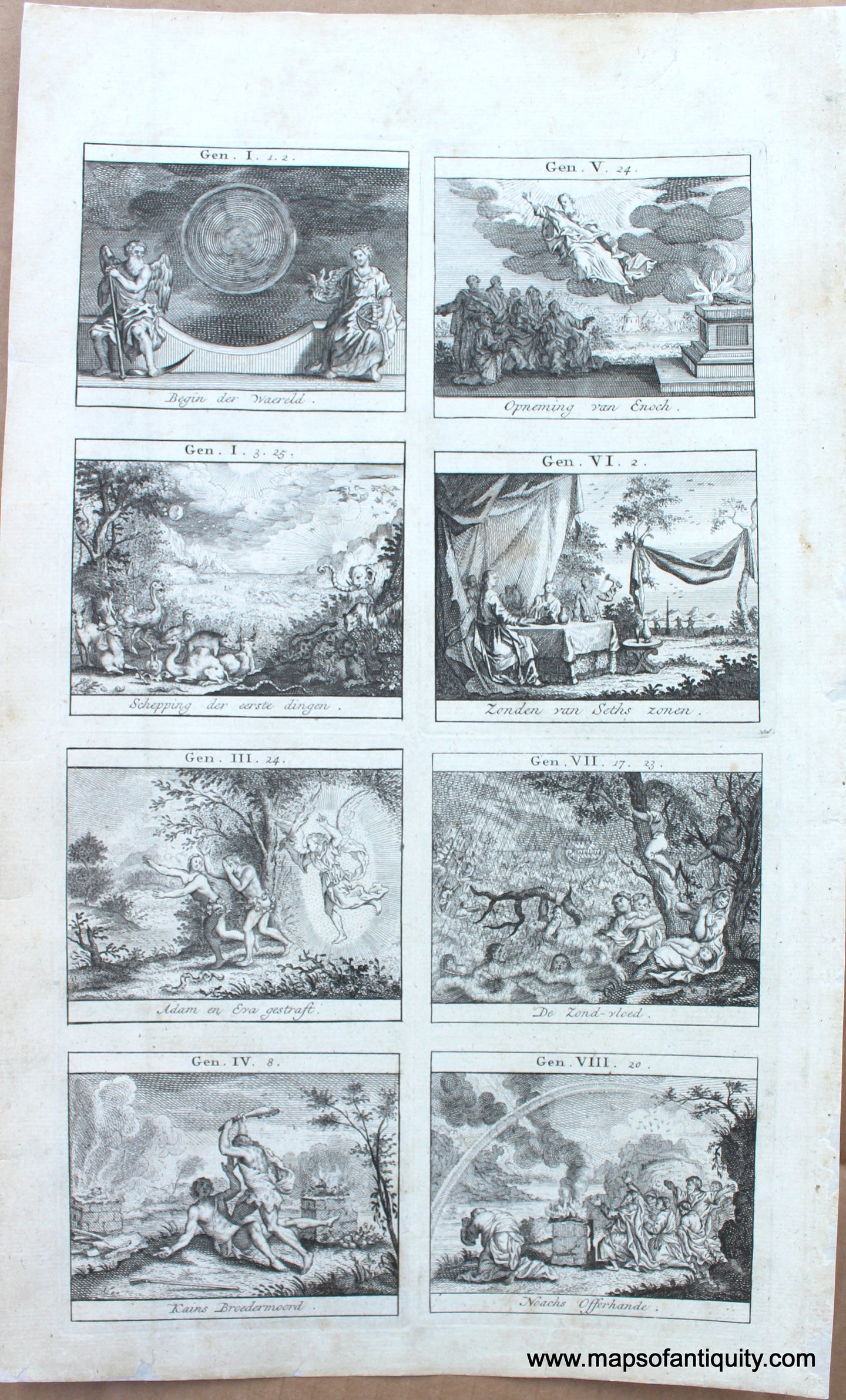 1744 - Biblical Prints - Antique Print
