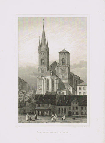 Genuine-Antique-Print-Die-Hauptkirche-in-Eger--Czechia--19th-century-Unknown-Publisher-Maps-Of-Antiquity