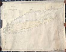 Load image into Gallery viewer, Genuine-Antique-Printed-Color-Chart-Montauk-Point-to-New-York-and-Long-Island-Sound-1929-US-Coast-&amp;-Geodetic-Survey-Maps-Of-Antiquity-1800s-19th-century
