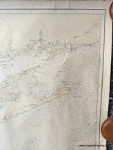 Load image into Gallery viewer, 1929 - Montauk Point to New York and Long Island Sound - Antique Chart
