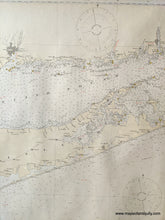 Load image into Gallery viewer, 1929 - Montauk Point to New York and Long Island Sound - Antique Chart
