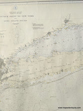 Load image into Gallery viewer, 1929 - Montauk Point to New York and Long Island Sound - Antique Chart
