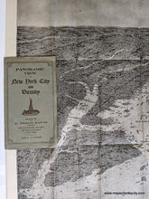 Load image into Gallery viewer, 1912 - Panoramic View of New York City and Vicinity - Antique Map
