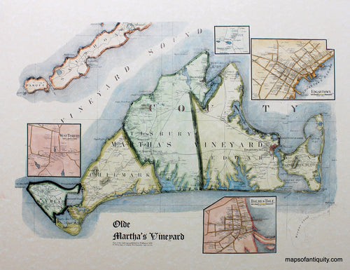 Reproduction-Map-Olde-Martha's-Vineyard-1858