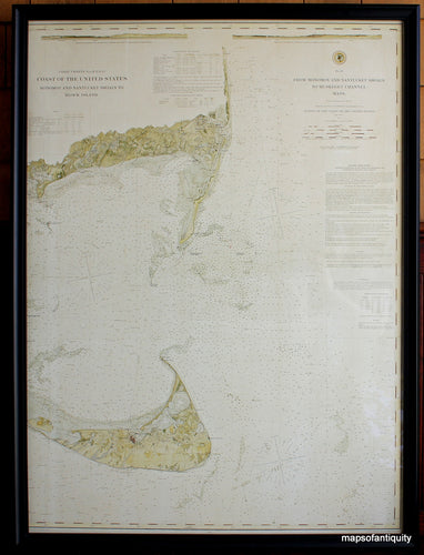 Reproduction-Coast-Chart-No.-11-from-Monomoy-and-Nantucket-Shoals-to-Muskeget-Channel-Mass.-Reproduction-Print-Reproductions-Cape-Cod-and-Islands-Reproduction-US-Coast-Survey-Maps-Of-Antiquity