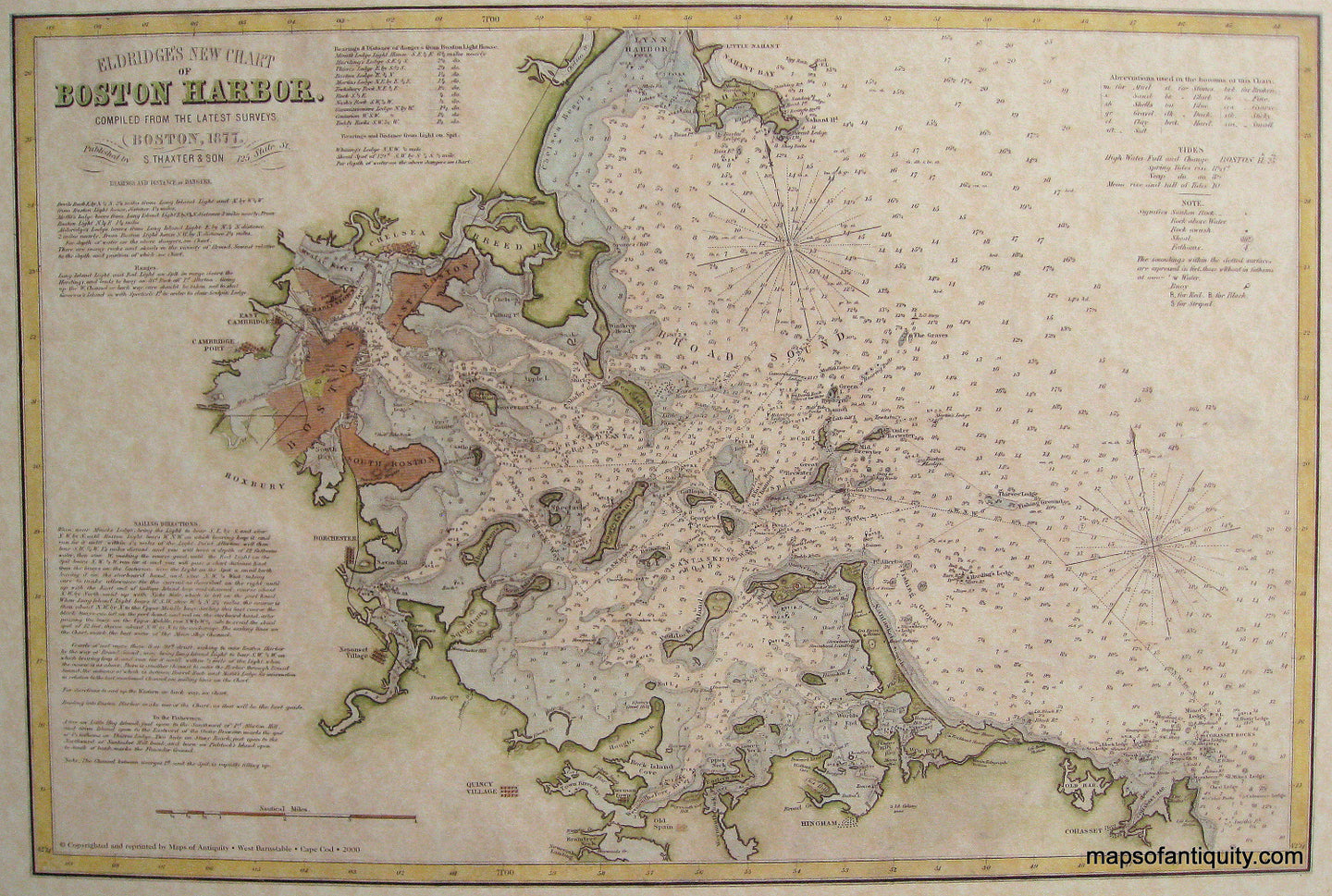 Reproduction-Map-Eldridge's-New-Chart-of-Boston-Harbor