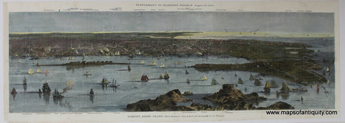 Hand-Colored-Reproduction-Hand-Colored-Reproduction-of-Newport-Rhode-Island-from-Sketches-by-Theo.-R.-Davis-and-Photograph-by-J.A.-Williams-Reproductions-Towns-and-Cities-Reproduction-Harper's-Weekly-Maps-Of-Antiquity