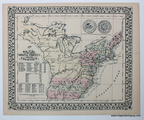 Reproduction-Map-1776-Map-of-the-Original-Thirteen-Colonies
