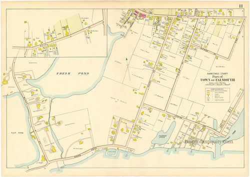 Reproduction-Falmouth-p.-11---Town-and-Village-Maps-Atlas-of-Barnstable-County-Walker-1906.----Reproduction---Reproductions-Cape-Cod-and-Islands-Reproduction--Maps-Of-Antiquity