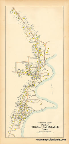 Reproduction-Map-Walker-1906.-Barnstable-Cotuit-Sandwich