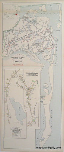 Reproduction-Index-Map-to-the-Town-of-Chatham-South-Chatham-West-Chatham---Reproduction---Reproduction-Cape-Cod-and-Islands-Reproduction--Maps-Of-Antiquity