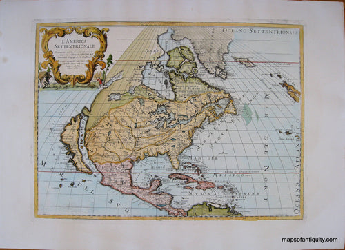 Reproduction-L'-America-Settentrionale---Reproduction---Reproduction-Central-America--Reproduction-Maps-Of-Antiquity