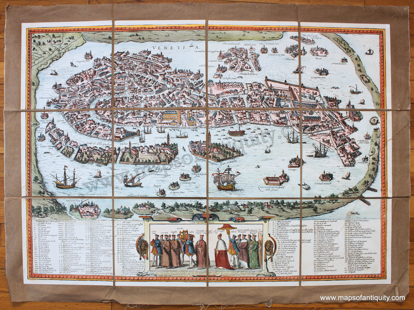 Reproduction-Antique-Map-Venice-Venetia