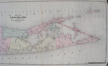 Load image into Gallery viewer, Map of Long Island - Reproduction Map -

