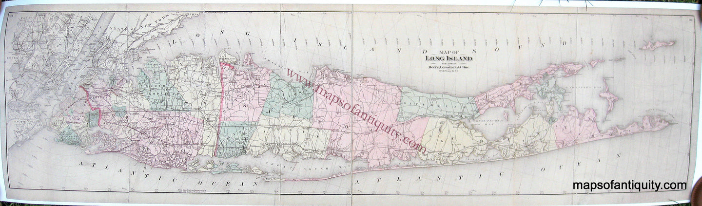 Reproduction-Antique-Map-Long-Island-New-York