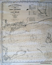 Load image into Gallery viewer, Chart B New London to Gay Head - Reproduction Map -

