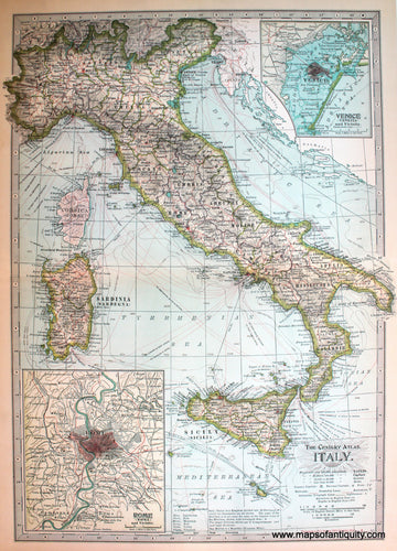 Reproduction-The-Century-Atlas-Italy-Map---Reproduction---Reproduction-Europe-1897-Reproduction-Maps-Of-Antiquity