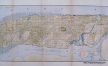 Load image into Gallery viewer, Manhattan Island Then and Now - Reproduction Map
