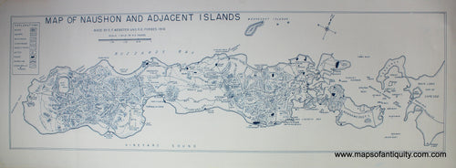 Reproduction-Map-of-Naushon-and-Adjacent-Islands----Reproduction---Reproductions---Reproduction-Maps-Of-Antiquity