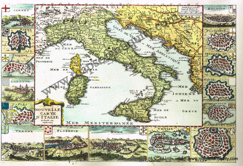High-quality-Reproduction-Nouvelle-Carte-d'Italie---Reproduction-Reproductions---Reproduction-Maps-Of-Antiquity