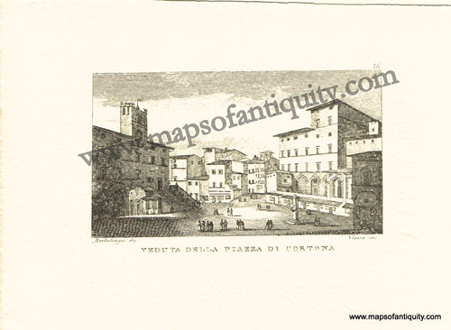 High-quality-Reproduction-Veduta-della-Piazza-di-Cortona---Reproduction-Reproductions---Reproduction-Maps-Of-Antiquity