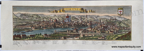 High-quality-Reproduction-Fiorenza-(Florence-Italy)---Reproduction--Reproductions---Reproduction-Maps-Of-Antiquity