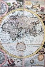 Load image into Gallery viewer, A New and Accurat Map of the World Drawne according to ye truest Descriptions latest Discoveries &amp; best Observations yt have beene made by English or Strangers 1626 - Reproduction Map
