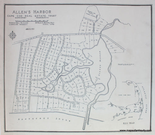 High-Quality-Reproduction-Allen's-Harbor---Reproduction-Reproductions-Cape-Cod-&-Islands--Reproduction-Maps-Of-Antiquity
