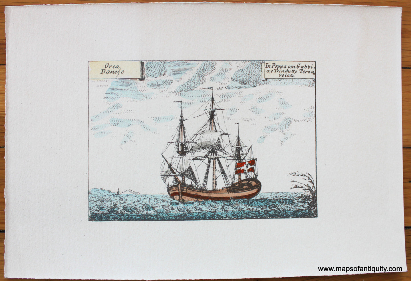 Digitally-Engraved-Specialty-Reproduction-Reproductions-Print-Prints-Illustration-Illustrations-Ships-Ship-Maritime-Nautical-Maps-of-Antiquity