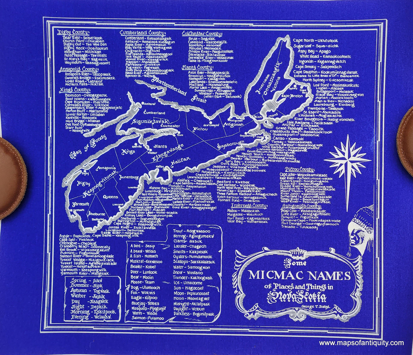 Reproduction-Some-Micmac-Names-of-Places-and-Things-in-Nova-Scotia-Bates-Maps-Of-Antiquity