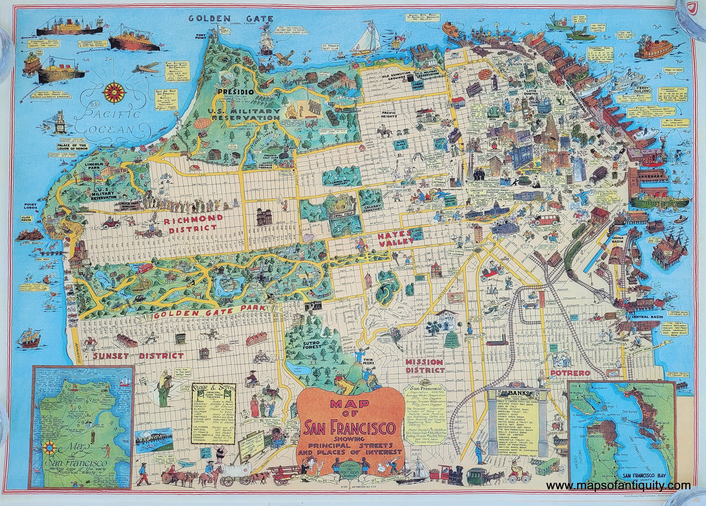 Reproduction-Map-of-San-Francisco-showing-Principal-Streets-and-Places-of-Interest---Maps-Of-Antiquity