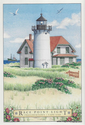 Modern-Print-Race-Point-Light-Provincetown-Cape-Cod-1996-Dana-Gaines-Maps-Of-Antiquity