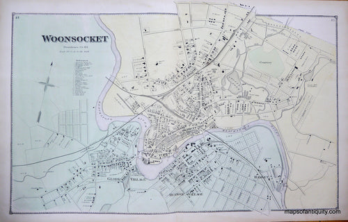 Antique-Hand-Colored-Map-Woonsocket-Rhode-Island-Rhode-Island--1870-Beers-Maps-Of-Antiquity