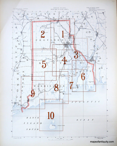 Topographical-Map-RI-Index-Map-of-Atlas-Sheets-antique-topo-map-United-States-Rhode-Island-1891-USGS-Maps-Of-Antiquity