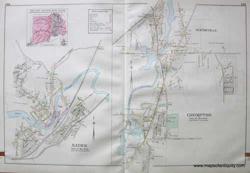 Antique-Hand-Colored-Map-Town-of-Warwick-villages-of-Crompton-Centreville-and-Natick-Rhode-Island-United-States-Northeast-1895-Everts-&-Richards-Maps-Of-Antiquity