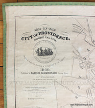 Load image into Gallery viewer, 1869 - Map of the City of Providence, Rhode Island. - Antique Map
