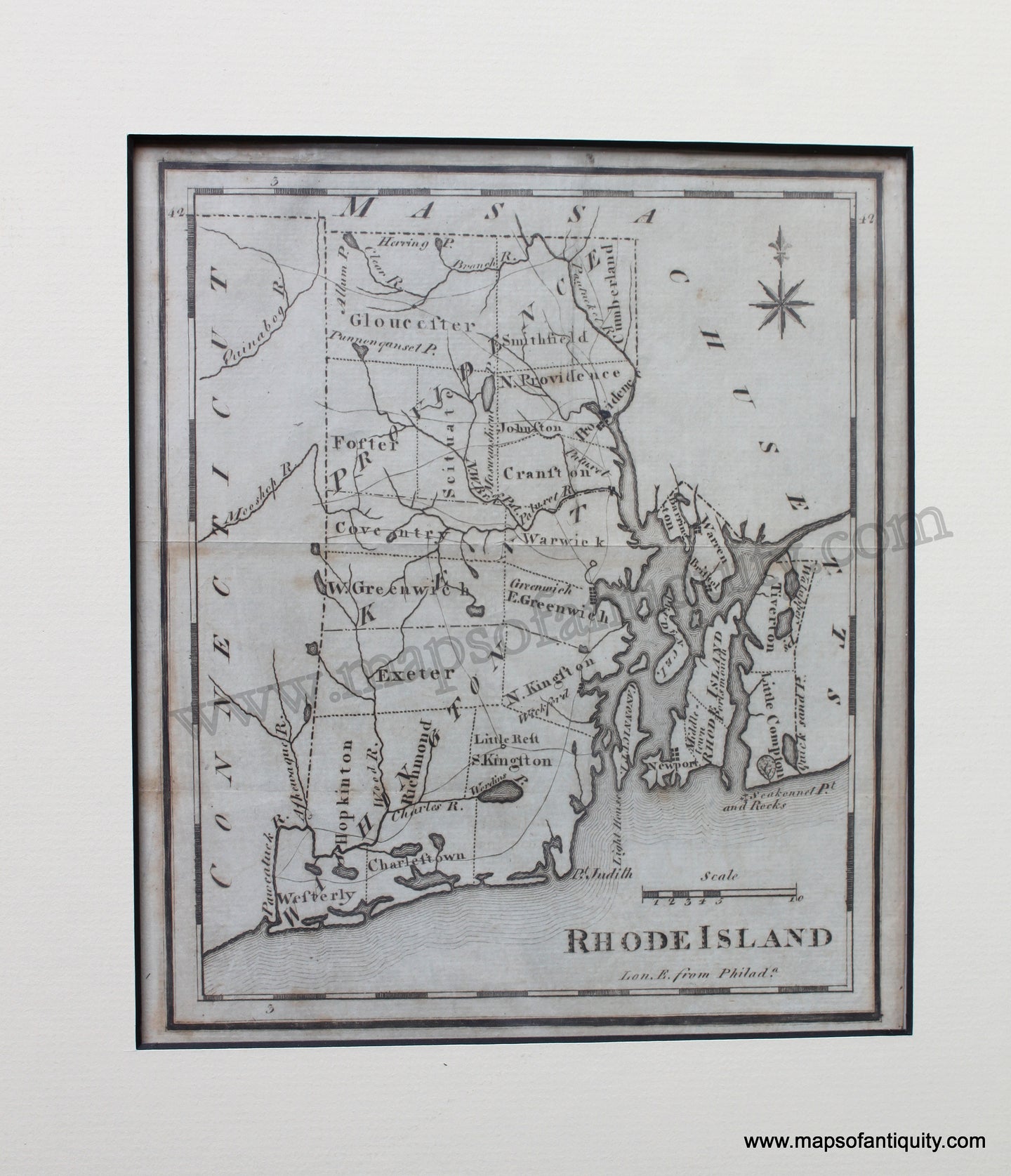 Antique-Map-Rhode-Island-1795-Scott-Rhode-Island-1700s-18th-century-Maps-of-Antiquity