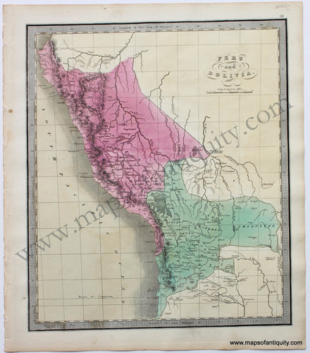 Antique-Hand-Colored-Map-Peru-and-Bolivia.-South-America-Peru-and-Bolivia-1842-Jeremiah-Greenleaf-Maps-Of-Antiquity