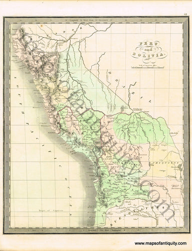 Antique-Hand-Colored-Map-Peru-and-Bolivia.-South-America-Peru-and-Bolivia-1848-Jeremiah-Greenleaf-Maps-Of-Antiquity