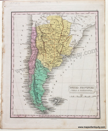 Antique-Map-United-Provinces-Chili-and-Patagonia.