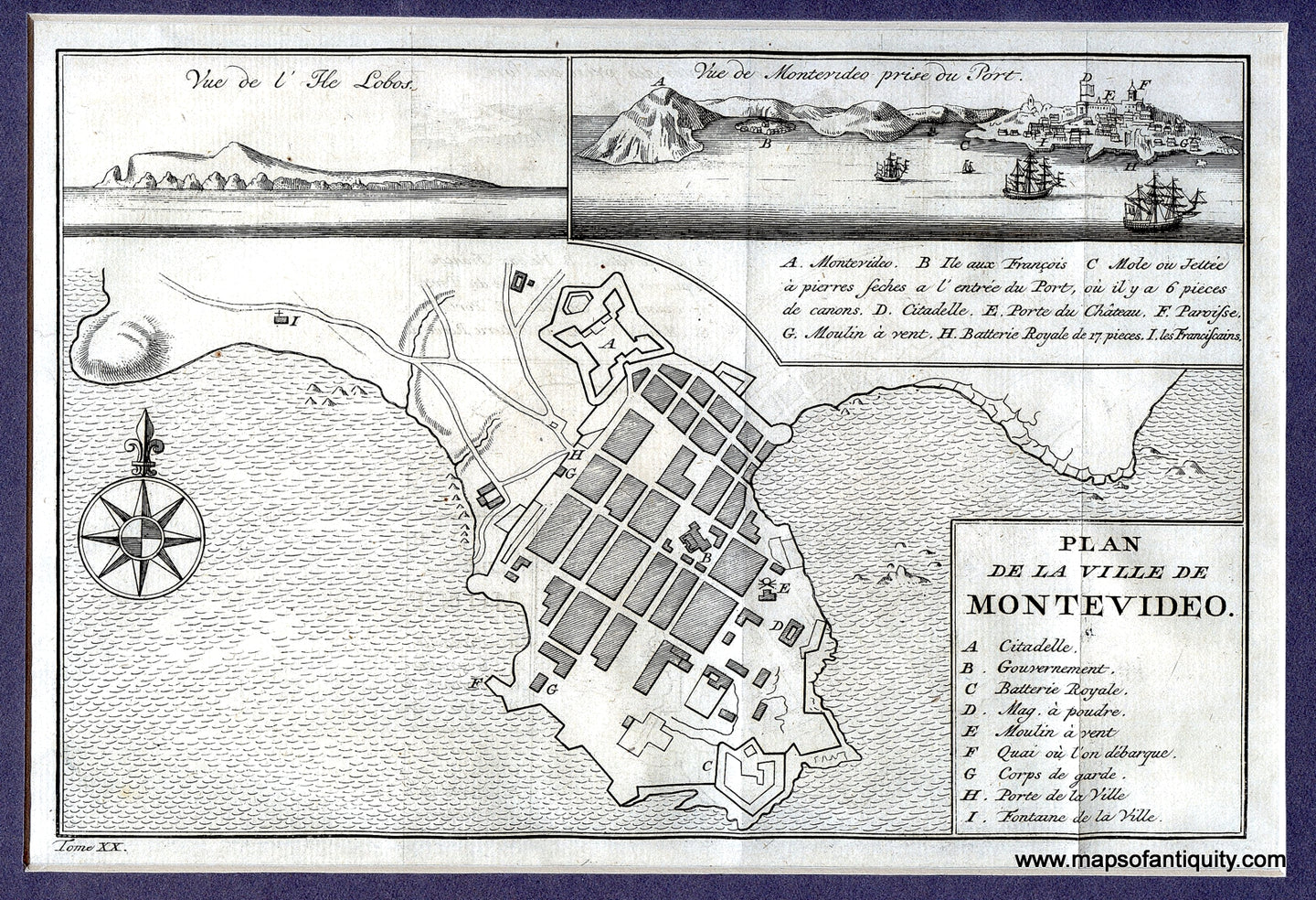 Antique-Map-Plan-de-la-Ville-de-Montevideo.