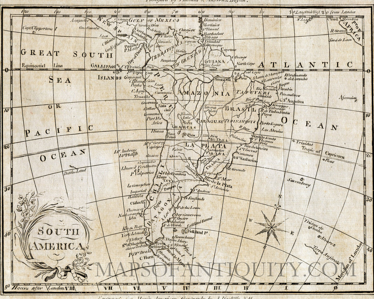 Black-and-white-antique-map-South-America-Europe-South-America-General-1793-Doolittle-Maps-Of-Antiquity