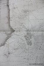 Load image into Gallery viewer, 1862 - Carte des Recifs Abrolhos, Cote du Bresil, et de la Cote adjacente comprise entre San Mateo et les Itacolomis, Brazil - Antique Chart
