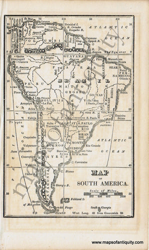 Antique-Black-and-White-Map-Map-of-South-America-Caribbean-&-Latin-America-South-America-1830-Boston-School-Geography-Maps-Of-Antiquity