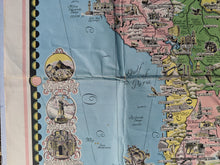 Load image into Gallery viewer, 1942 - Moore-McCormack Lines Pictorial Map of South America, designed, drawn and published by Ernest Dudley Chase - Antique Map
