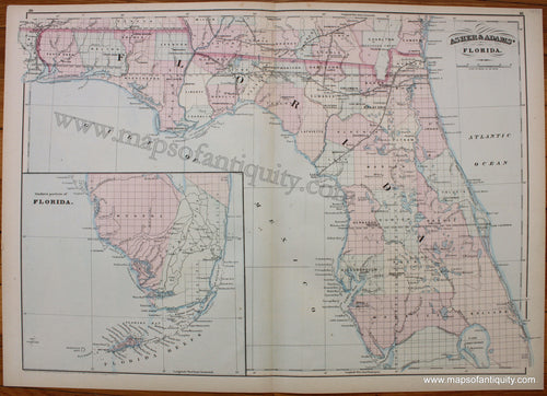 Antique-Map-Florida.