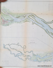 Load image into Gallery viewer, Hand-Colored-Antique-Coast-Chart-E.-No.-6-Preliminary-Chart-of-Savannah-River-Georgia-sailing-Nautical-Argyle-Island-1855-U.S.-Coast-Survey-Maps-Of-Antiquity
