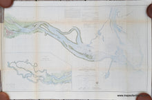 Load image into Gallery viewer, Hand-Colored-Antique-Coast-Chart-E.-No.-6-Preliminary-Chart-of-Savannah-River-Georgia-sailing-Nautical-1855-U.S.-Coast-Survey-Maps-Of-Antiquity
